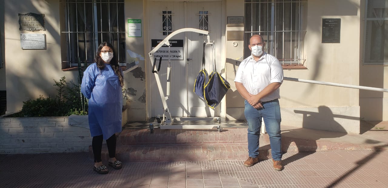 #EsConTodos | El Hogar de Ancianos “San José” adquirió su primera aparatología y avanza en la reconstrucción del baño