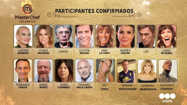 MasterChef Celebrity 2: Conocé quiénes serán los participantes