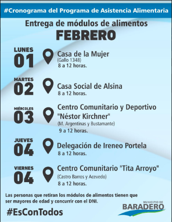 #Hoy | Entrega de módulos de alimentos en la Casa de la Mujer