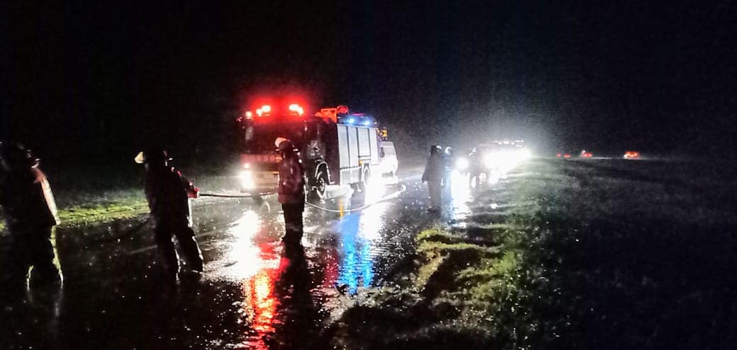 Bomberos: Accidente en Ruta 9 Km 142