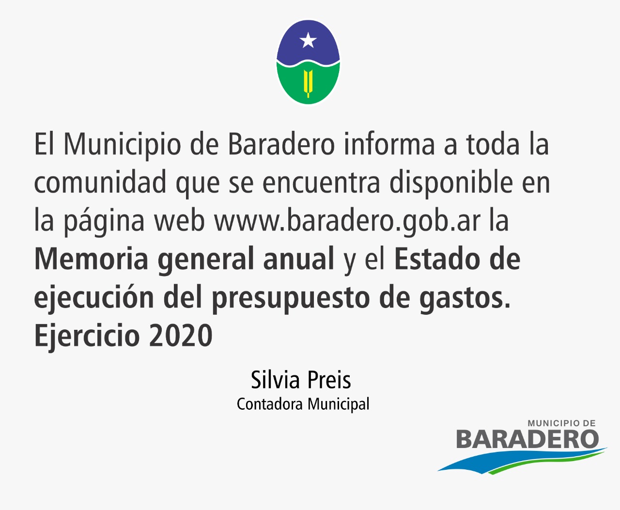 Memoria General Anual y Estado de Ejecución del Presupuesto de Gastos – Ejercicio 2020