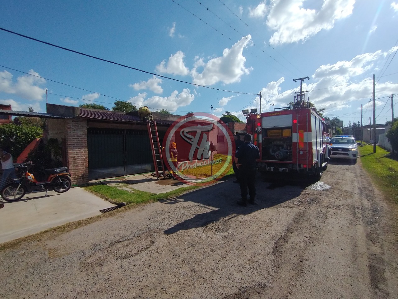 Bomberos: Principio de incendio en una vivienda