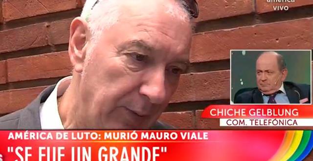 Chiche Gelblung, conmovido por la muerte de Mauro Viale