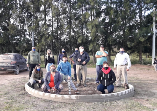 #Hábitat | Comenzó la primera etapa de la puesta en valor del espacio público del Loteo Municipal de Alsina