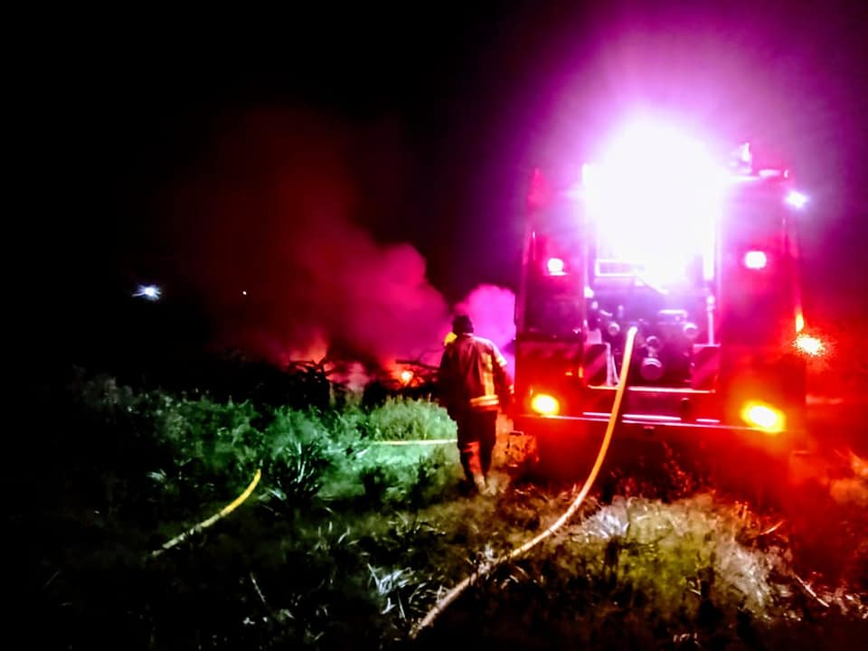 Bomberos: Incendio de ramas