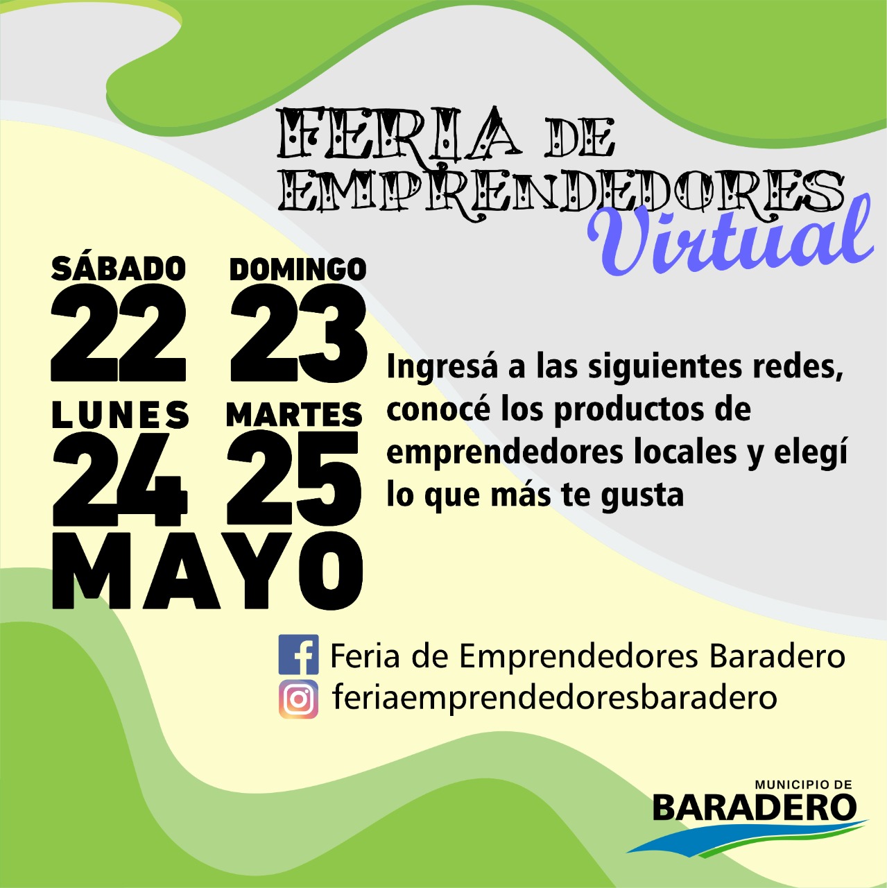 #Producción | Se realizará la edición virtual de la Feria de Emprendedores