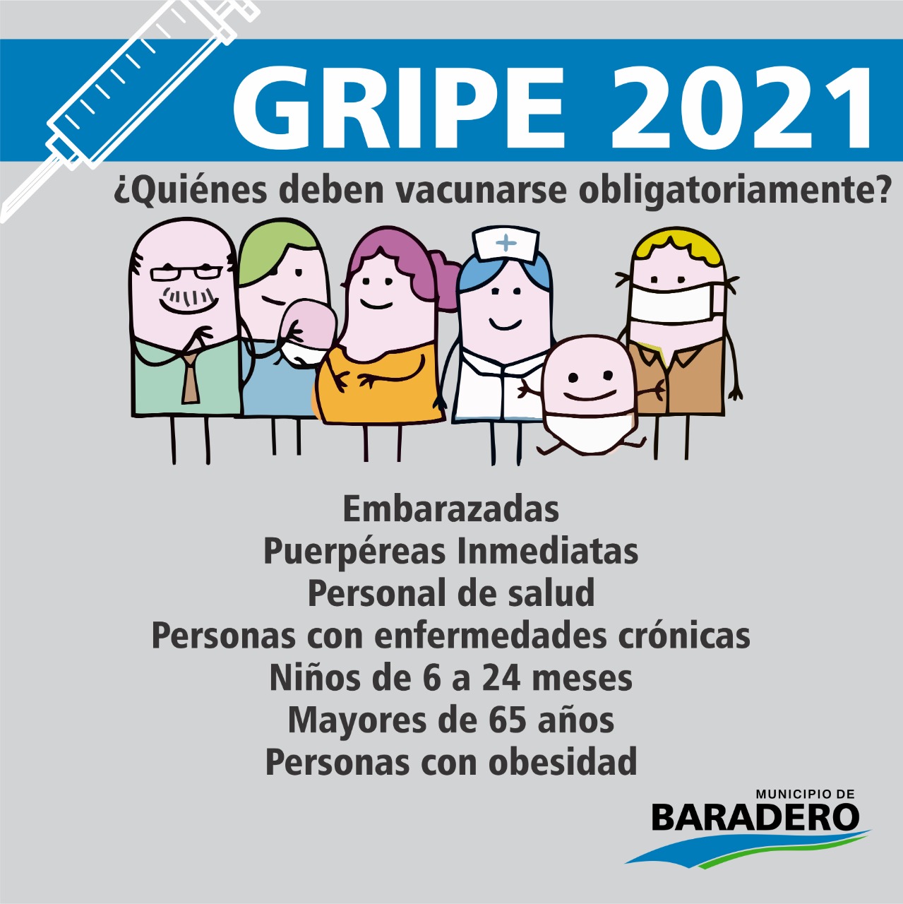 #Salud | Inicio de Vacunación Antigripal: si todavía no te vacunaste podés hacerlo en los Centros de Salud de Baradero