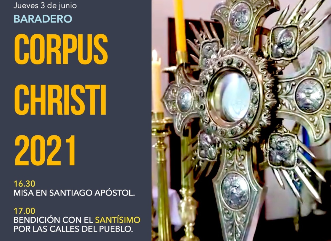 Parroquia Santiago Apóstol. Misa de Corpus Christi y recorrido por la ciudad.