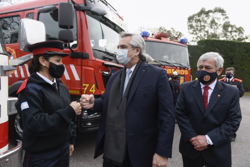 El Presidente promulgó la Ley de Fortalecimiento del Sistema de Bomberos Voluntarios que incluye la exención del pago de servicios públicos