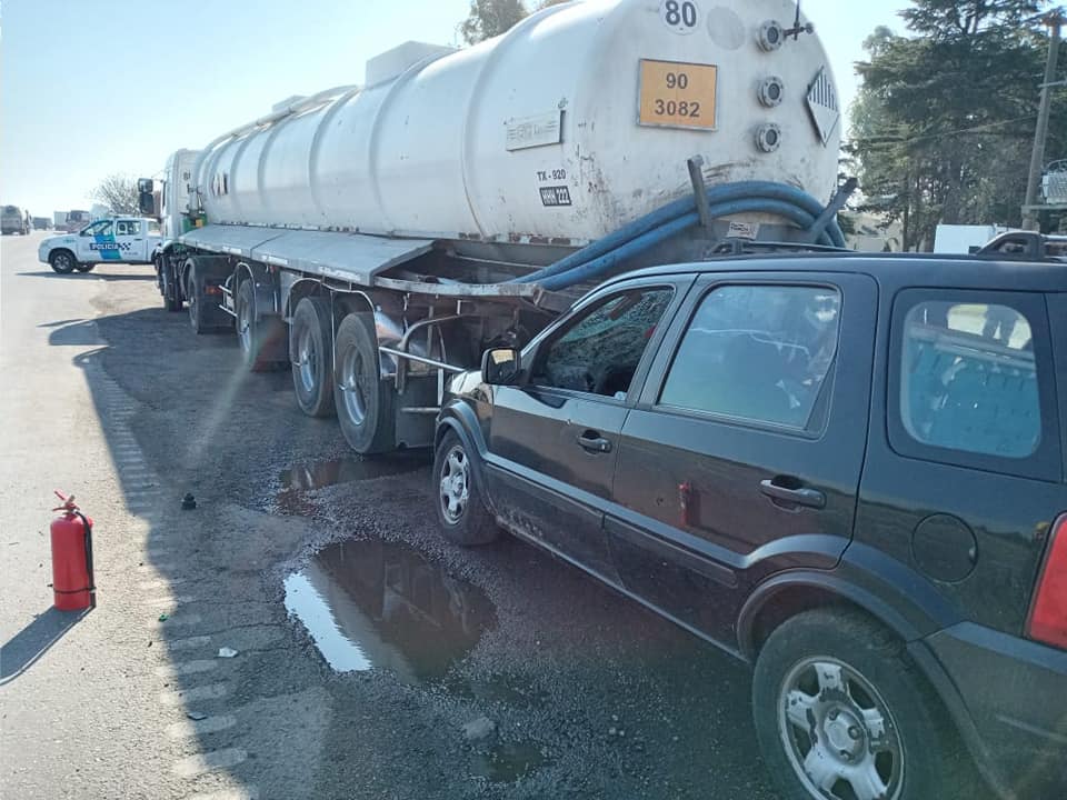 Policiales. Parte de prensa del accidente en Ruta Nacional 9