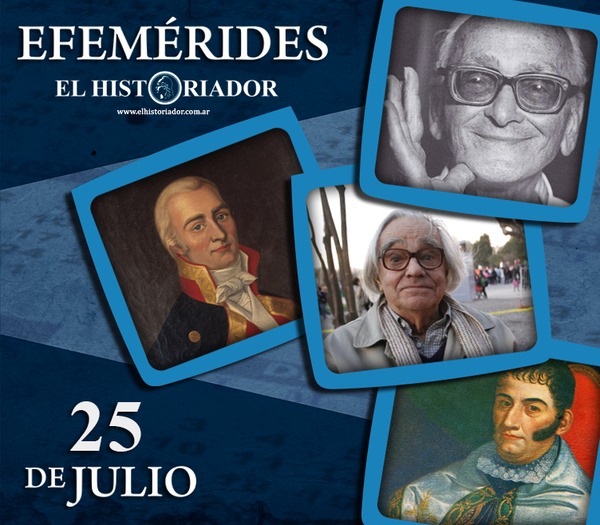 Efemérides: ¿Que pasó un 25 de Julio?