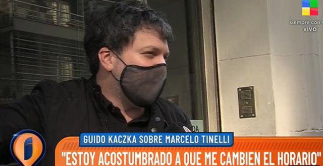 Guido Kaczka habló del polémico posteo de Marcelo Tinelli: «Enojarse nunca tiene mucho sentido»