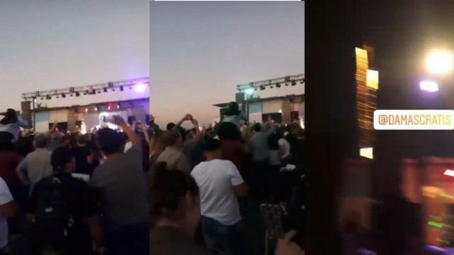 Damas Gratis estuvo presente en una fiesta clandestina