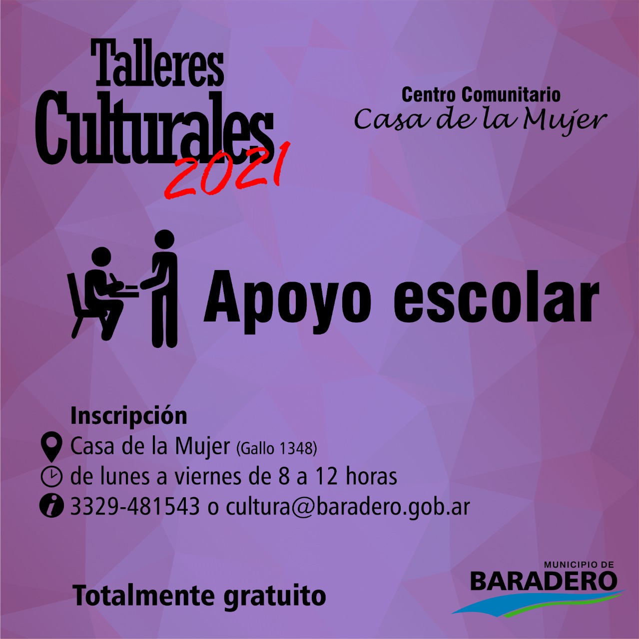 #Talleres2021 | Apoyo escolar en los Centros Comunitarios y en las delegaciones