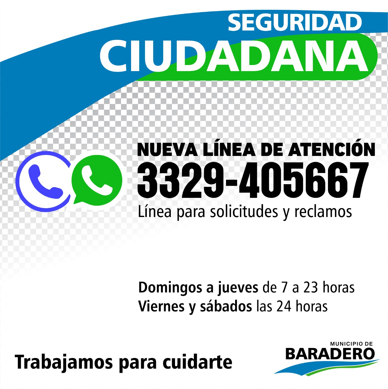 #TrabajamosParaCuidarte | Seguridad Ciudadana: nueva línea de solicitudes, reclamos y asistencias en el tránsito