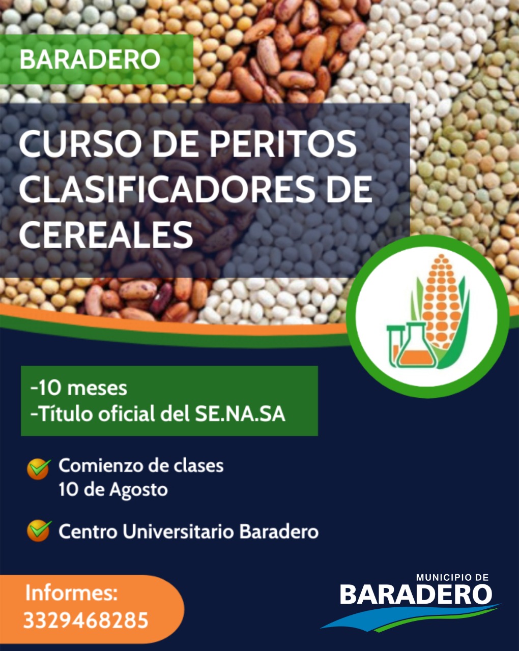 Llega el Curso de Peritos Clasificadores de Cereales a Baradero