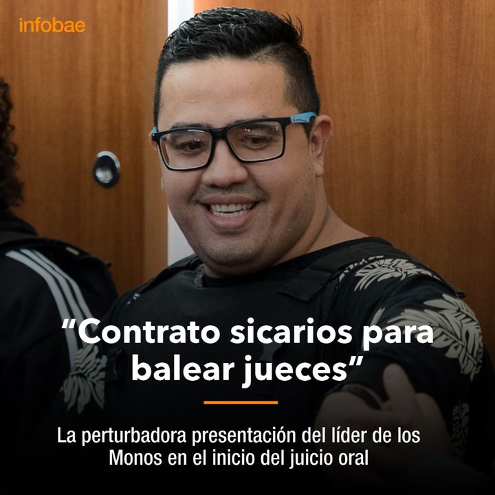 Juicio a Los Monos: el líder de la banda narco “Guille” Cantero dijo que contrata sicarios “para tirar tiros a los jueces”