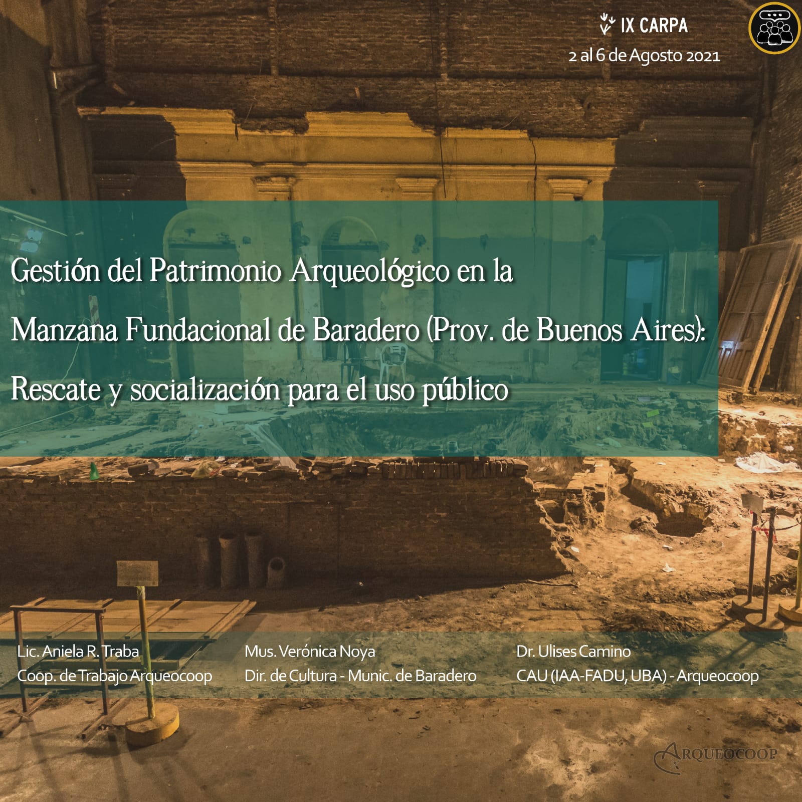 Baradero en el IX Congreso de Arqueología de la Región Pampeana Argentina