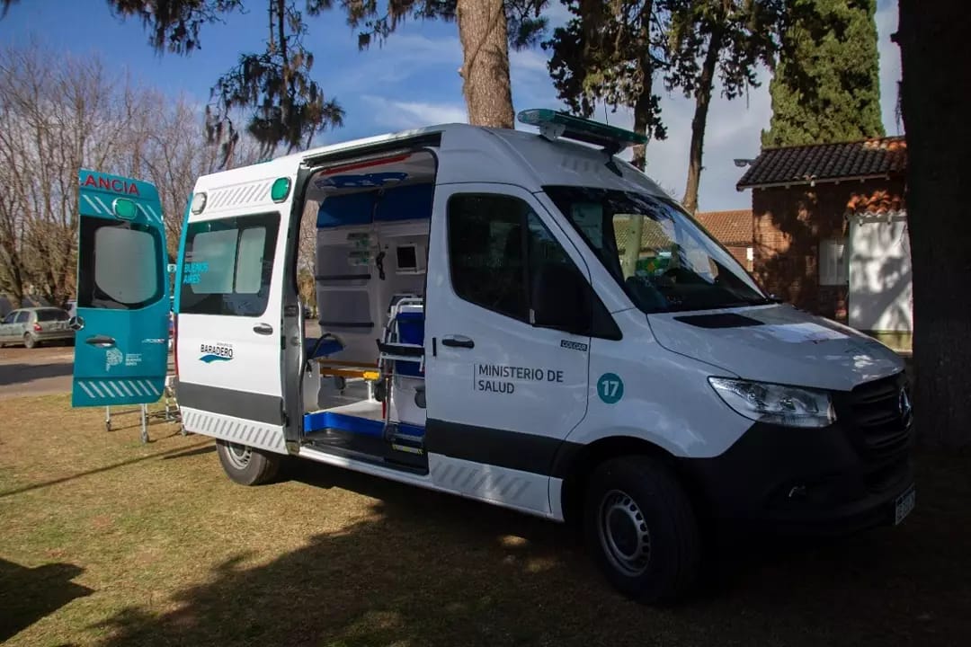 Nueva ambulancia y equipamiento médico para la salud pública de Baradero