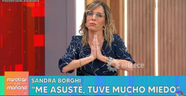Sandra Borghi regresó a la tevé tras superar el coronavirus: «Es la indefensión ante un monstruo»