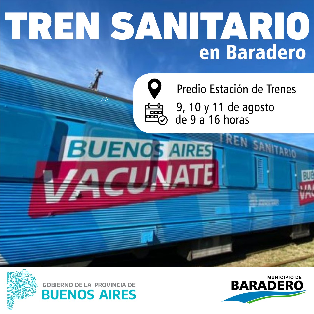Llega el Tren Sanitario a Baradero con atención médica integral
