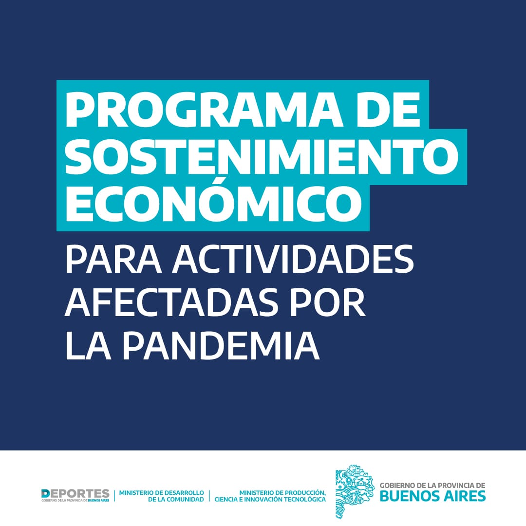 Programa de Sostenimiento Económico para las áreas más perjudicadas del ámbito deportivo