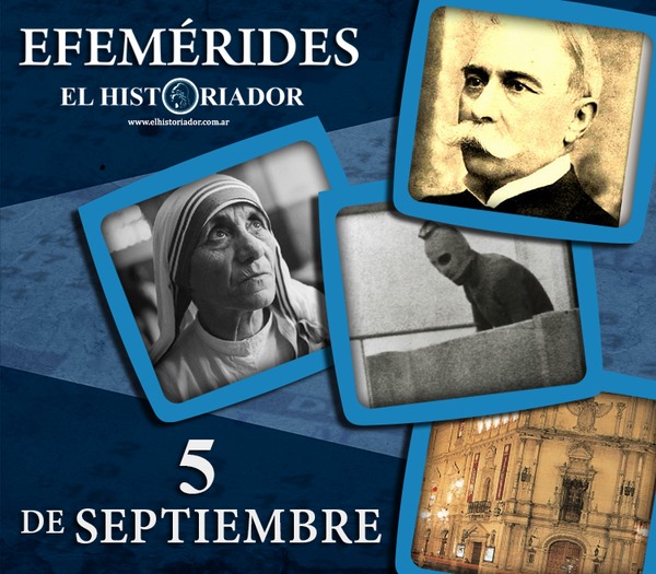 Efemérides: ¿Que pasó un 5 de Septiembre?