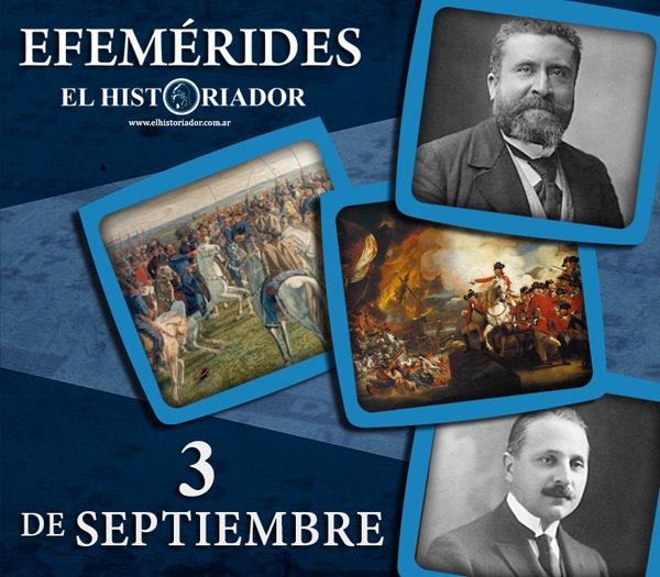 Efemérides: ¿Que pasó un 3 de Septiembre?