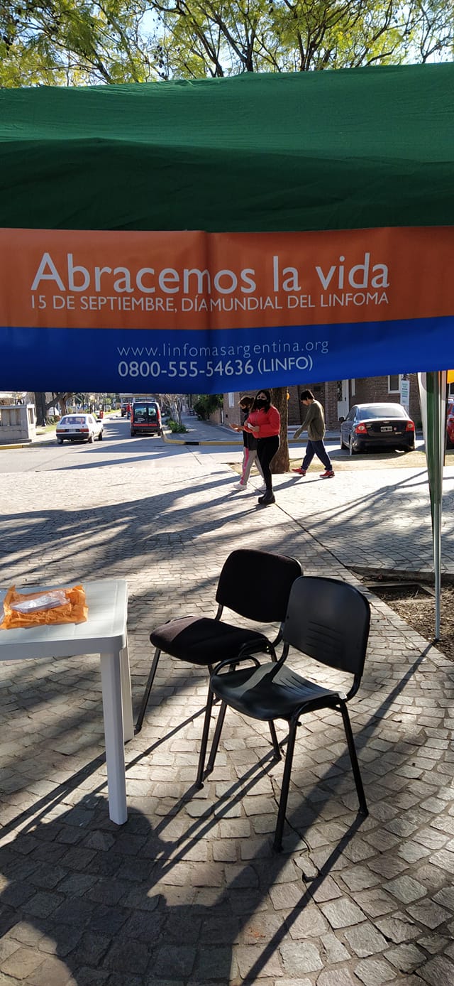 Día mundial de concientización de linfoma Baradero presente