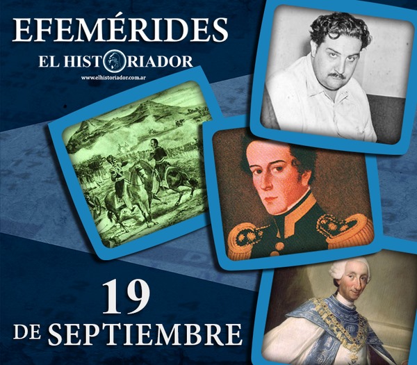 Efemérides: ¿Que pasó un 19 de Septiembre?