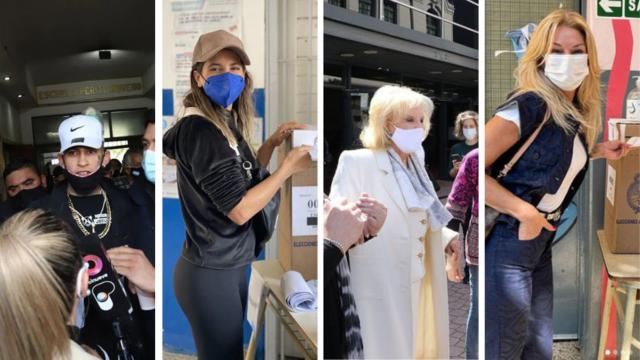 PASO 2021: cómo se acercaron los famosos a las urnas