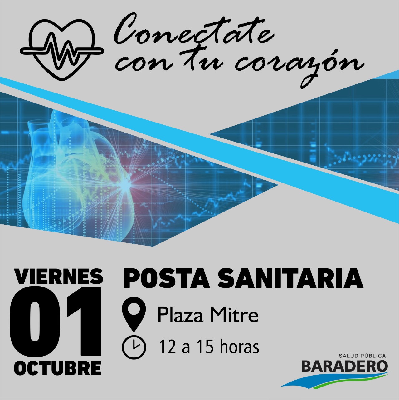 #TrabajamosParaCuidarte | Posta sanitaria de controles y vacunación en la Plaza Mitre