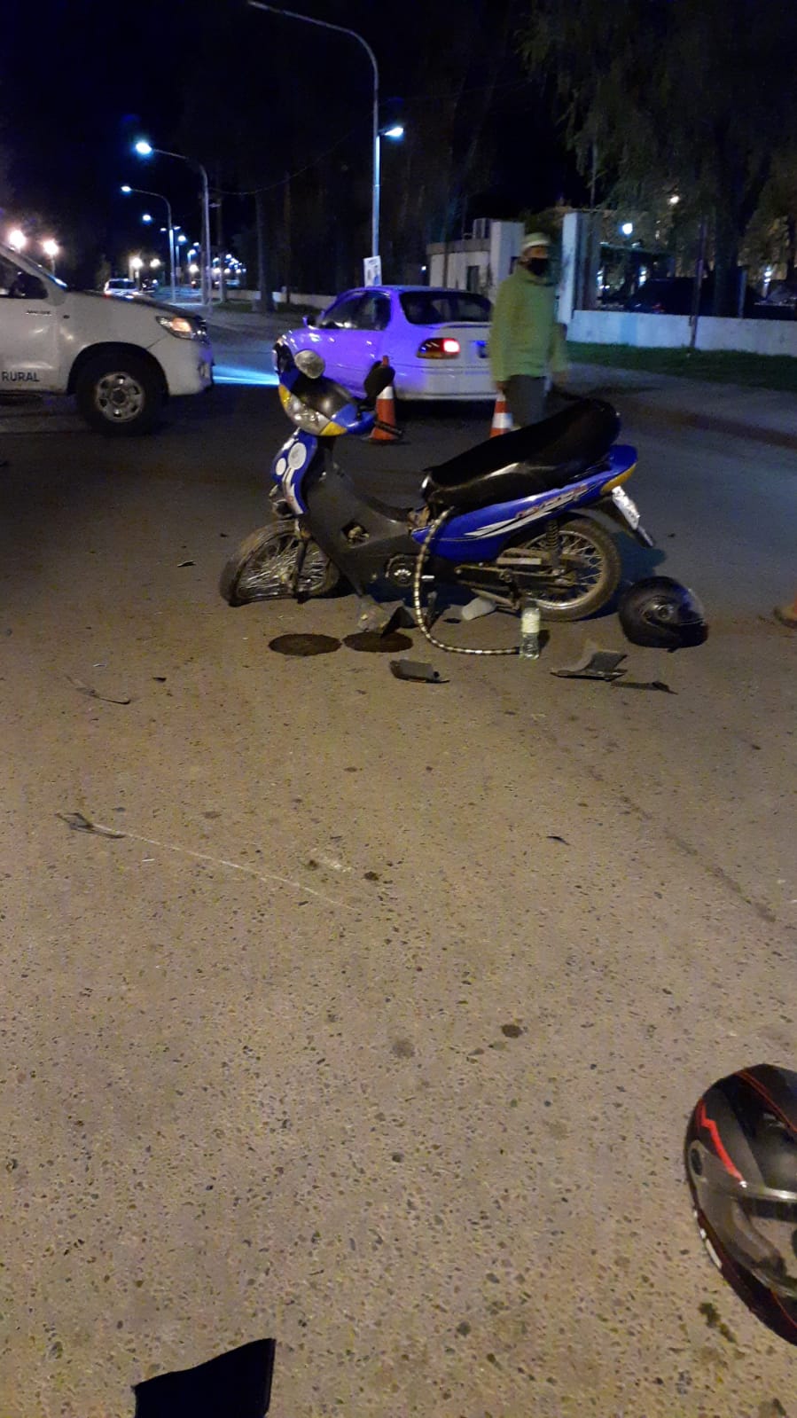 Policiales: Accidente en la noche del sábado