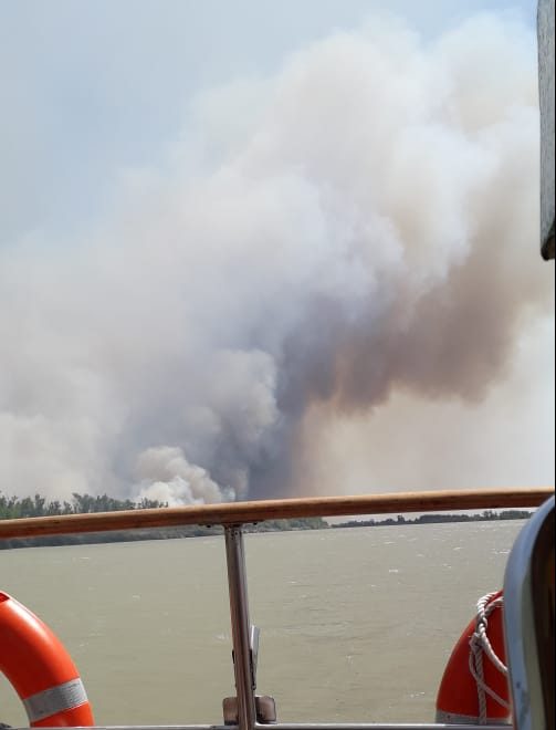 Incendio: Por una acción imprudente debierion evacuar la escuela del paraje Los Patos