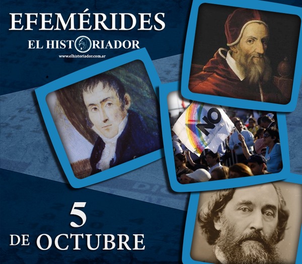 Efemérides: ¿Que pasó un 5 de Octubre?