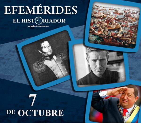 Efemérides: ¿Que pasó un 7 de Octubre?