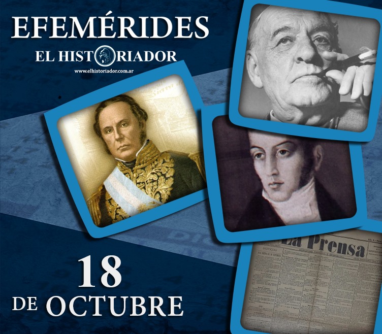 Efemérides: ¿Que pasó un 18 de octubre?
