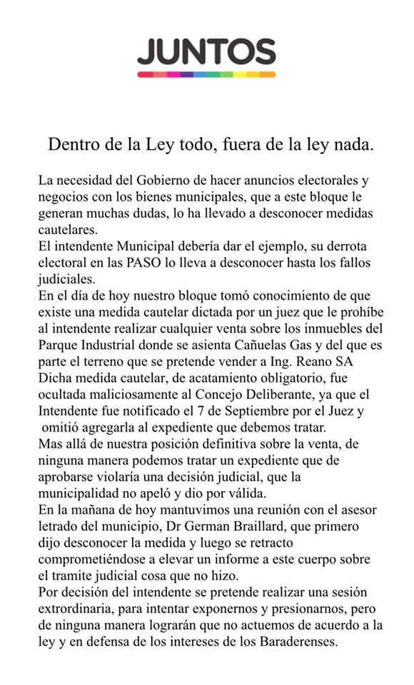 Política: Dentro de la ley todo, fuera de la ley nada