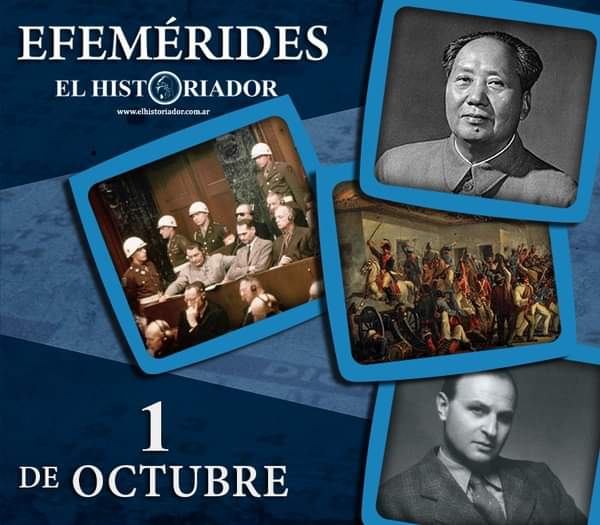 Efemérides: Que pasó un 1 de Octubre?