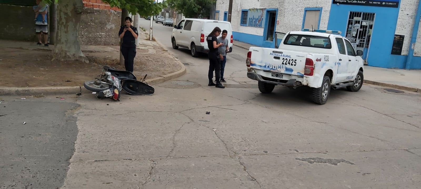Policiales. Un menor accidentado con lesiones graves