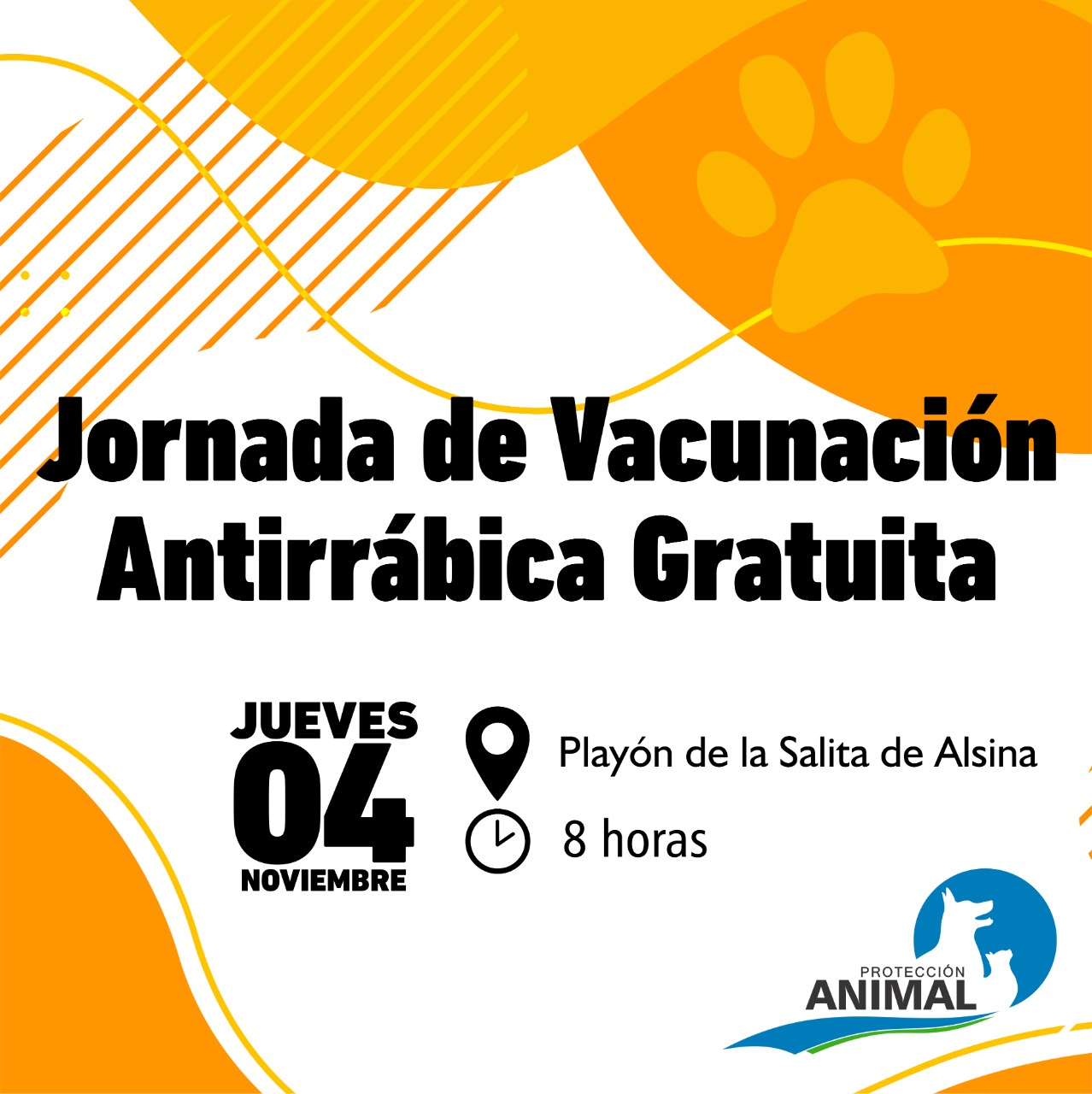 Jornada de vacunación antirrábica en Alsina