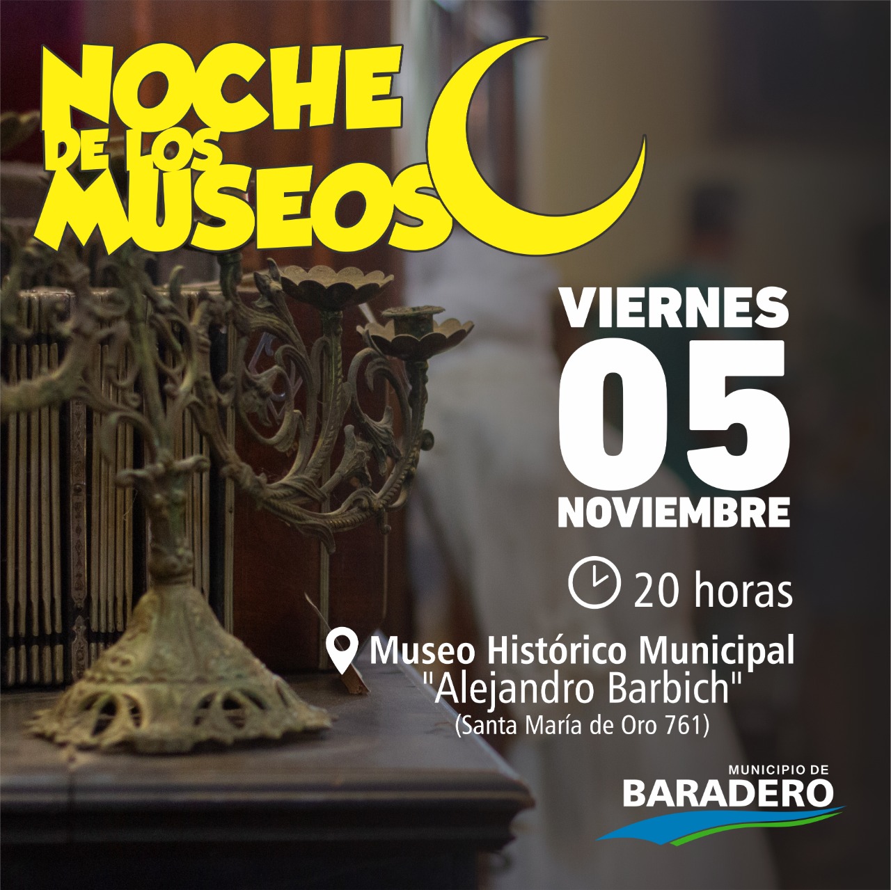 #DisfrutáBaraderoTodoElAño | Este viernes se realizará la Noche de los Museos