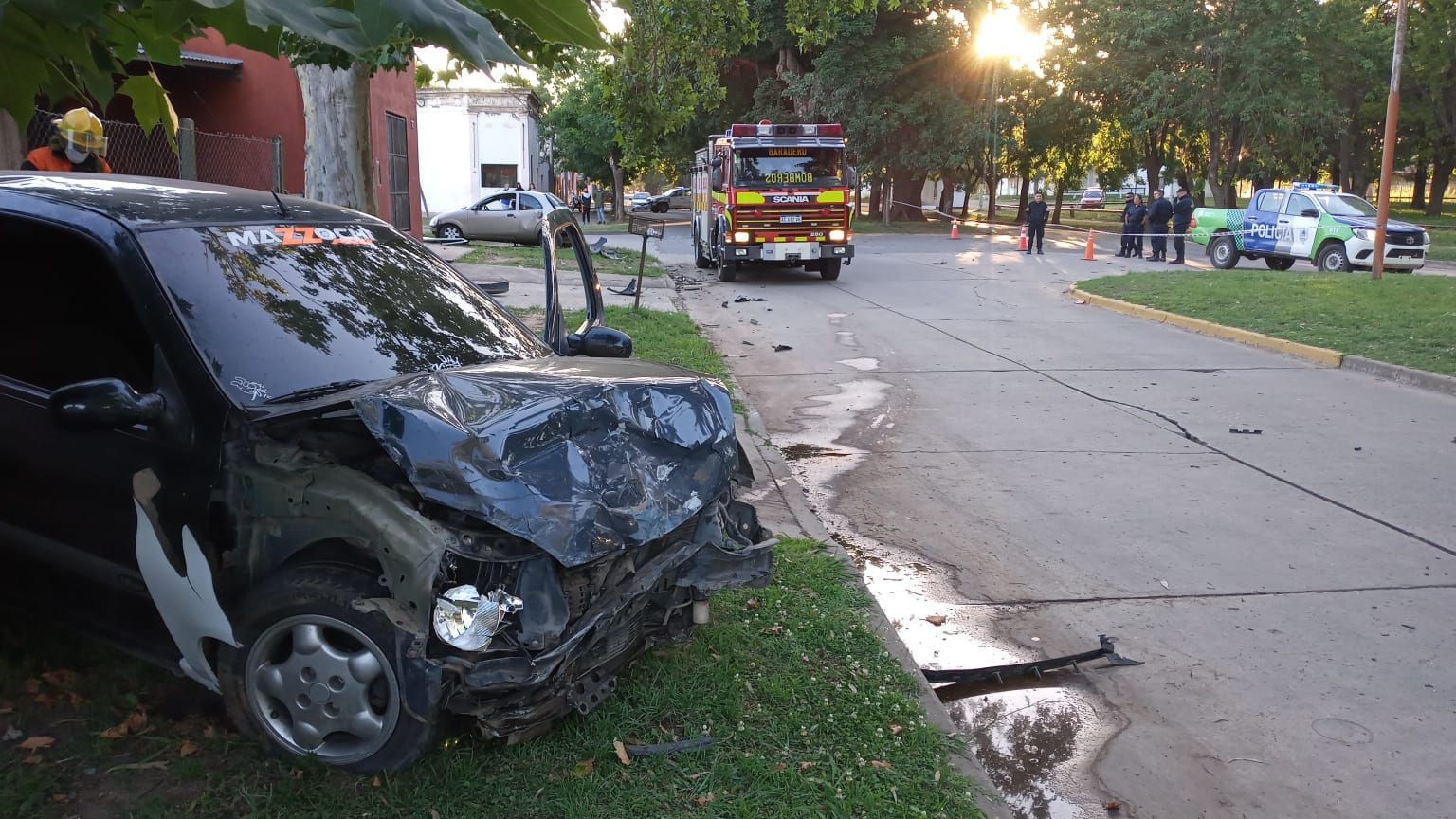 Policiales: Tremendo accidente en Edison y Bustamante