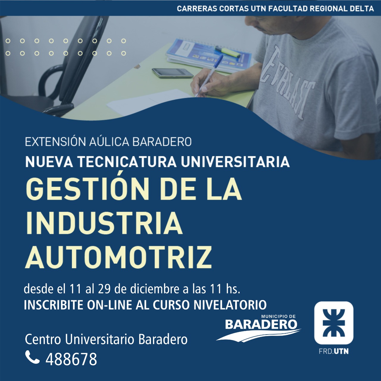 #Educación | Se abre la inscripción al curso nivelatorio de la tecnicatura universitaria «Gestión de la Industria Automotriz