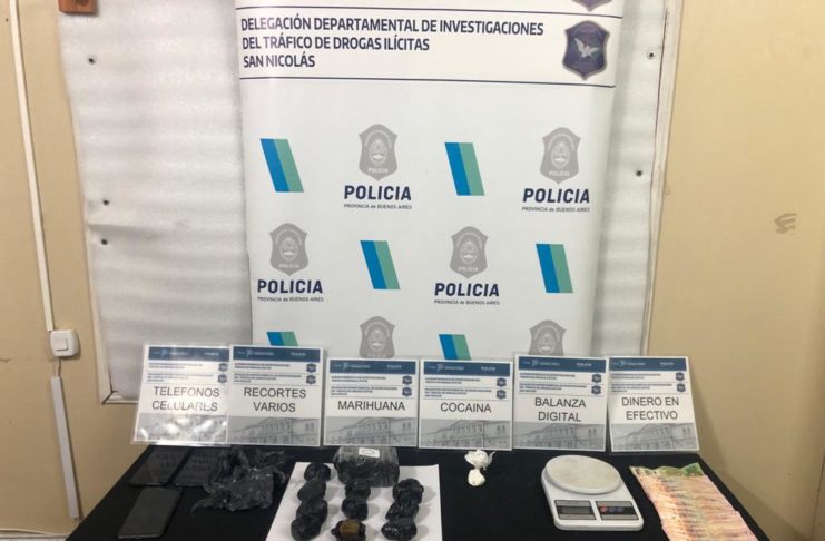 Aprehendieron a un baraderense que escondía la droga en la casa de su novia en San Pedro