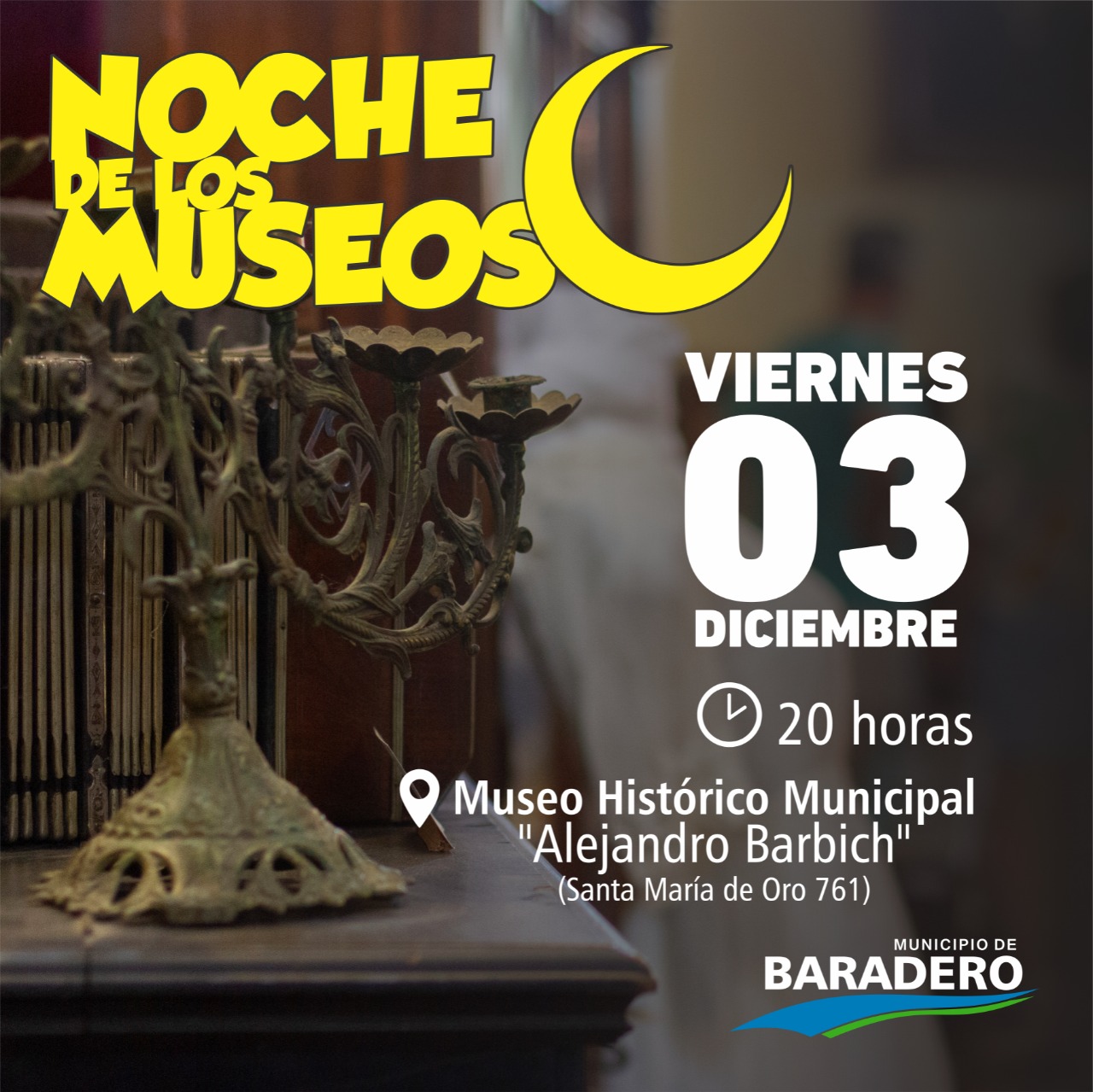 Este viernes se realizará la Noche de los Museos