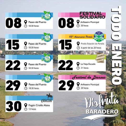Recibimos el 2022 con todos estos eventos, para disfrutar de nuestra ciudad.