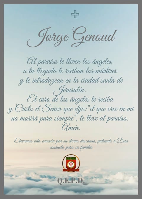 El Instituto Ferrari despide a Jorge Genoud.
