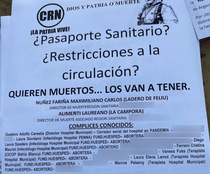 Atentaron con explosivos la casa de un funcionario de Salud bonaerense: dejaron mensajes contra el pase sanitario