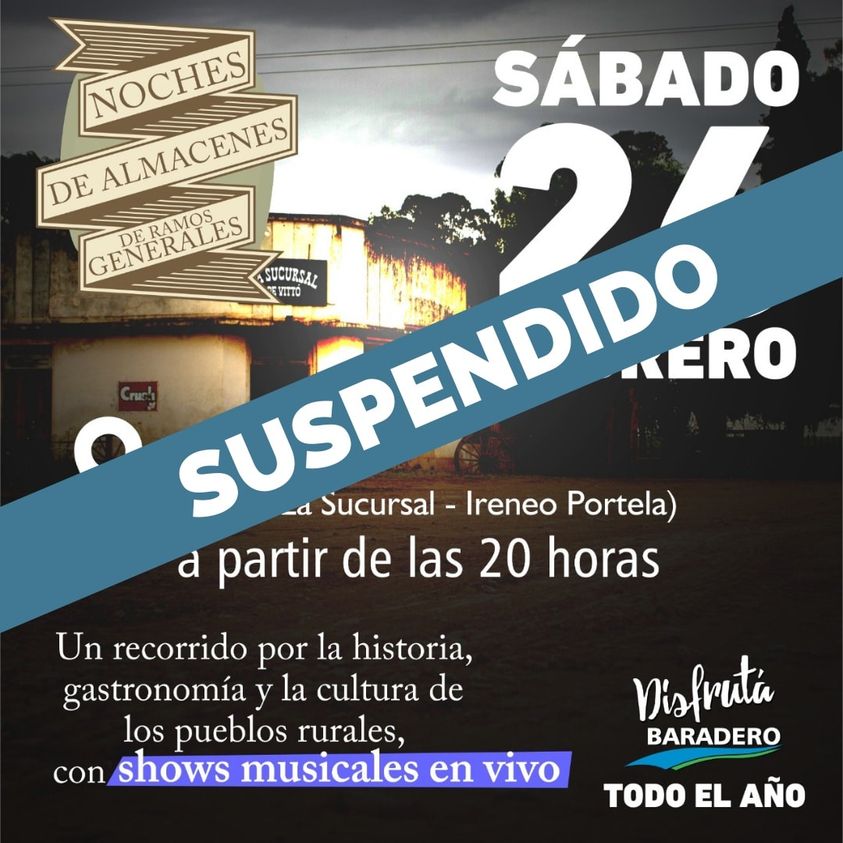 Suspendida la Noche de Almacenes de Ramos Generales